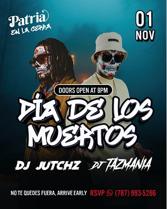 Banner Dia de los Muertos Evento
